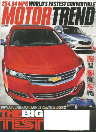 MOTOR TREND 2013 JULY - GT-R TRACK, VEYRON GS VITESSE, AUDI R8 V10 PLUS